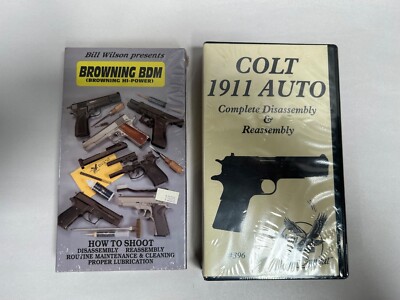 SEALED Bill Wilson Presents How To Gun Video VHS Tape Colt 1911 Browning BD (A8)