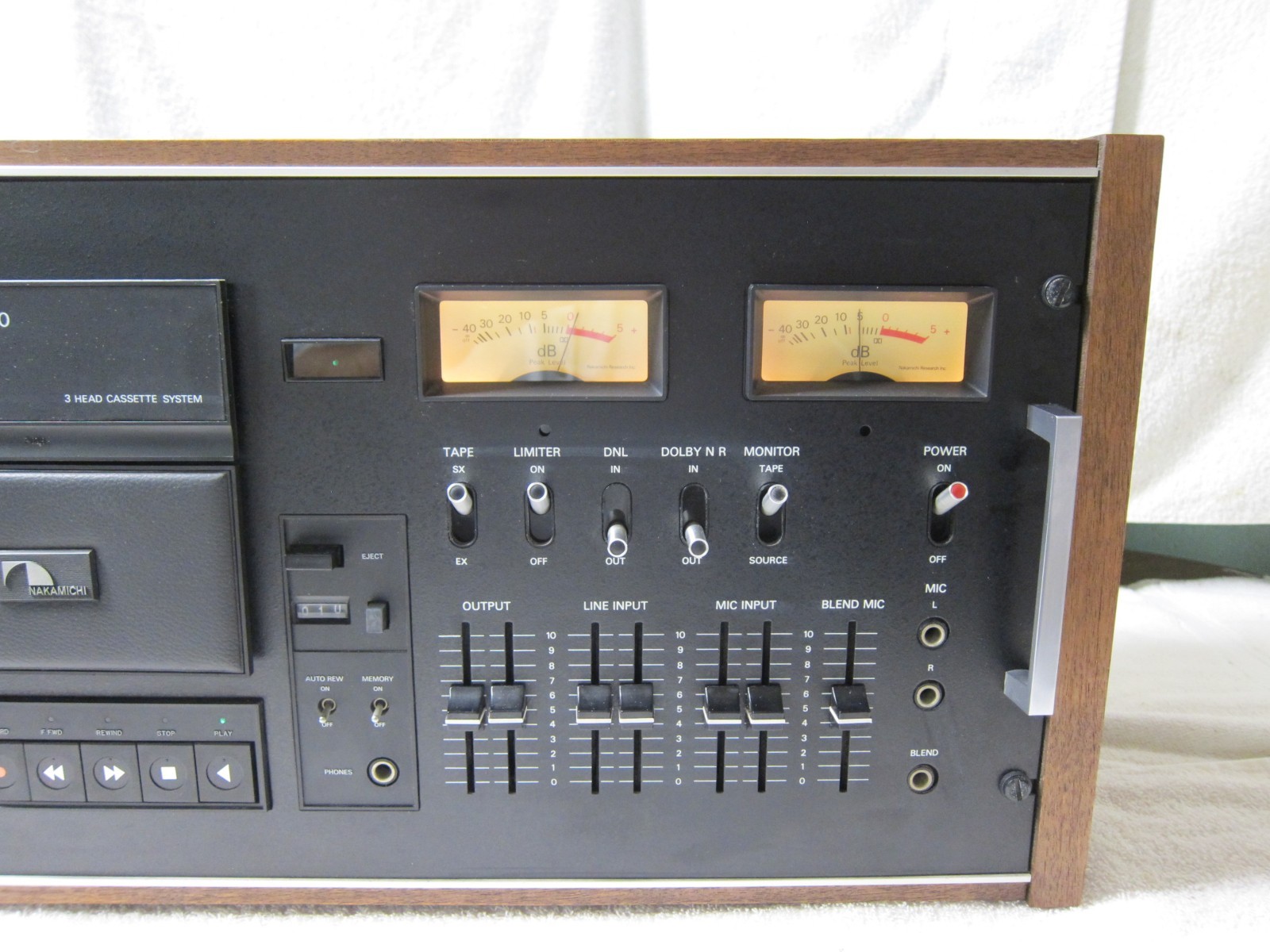 NAKAMICHI 1000 TRI-TRACER 3 HEAD CASSETTE DECK, ACCESSORIES, BOX, MANUALS, NICE