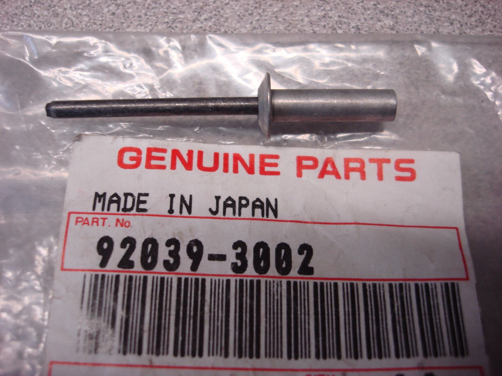 wuya 0204機 KAWASAKI NOS OEM RIVET JS JB JF JH 300 55 650 950 1100 1986