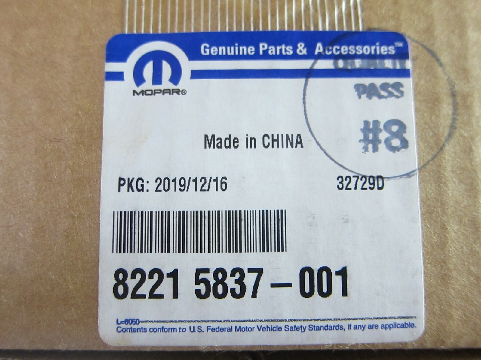 2019-2020 Ram 3500 Fifth Wheel Hitch Prep Kit New Mopar ...