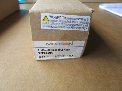 Mersen TR150R Tri-Onic Class RK5 Fuse 150A 250V New Fresh Stock in Sealed Box