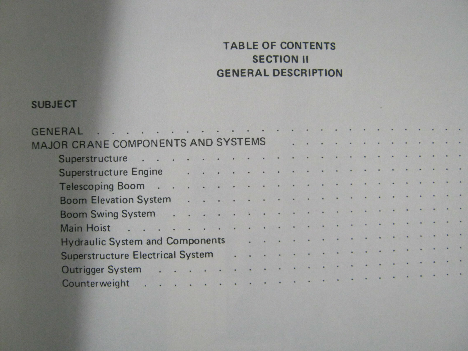 GROVE CRANE TM875 TRUCK 1975 SERVICE MANUAL  OEM