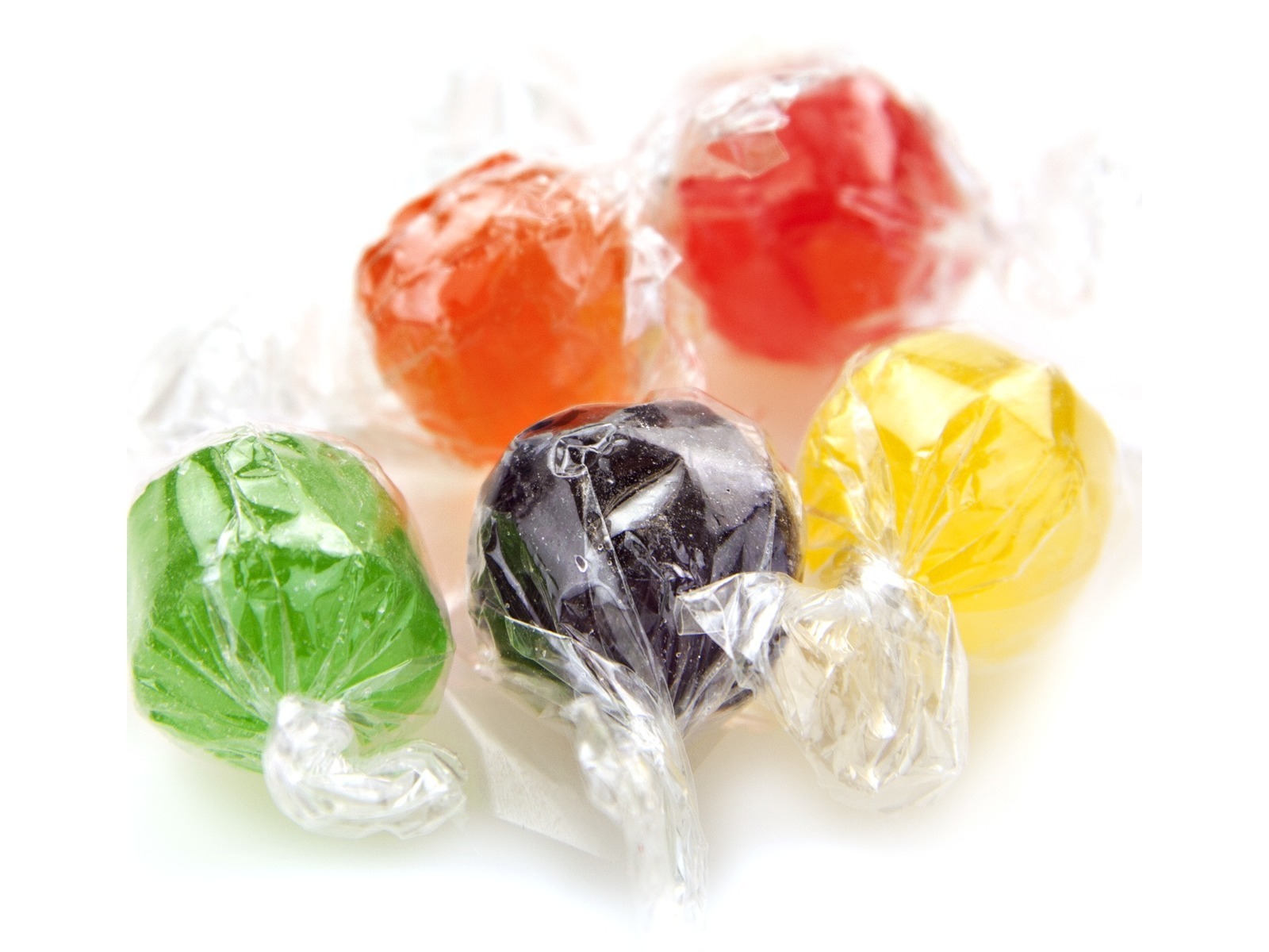 SweetGourmet Traditional Sour Fruit Balls Bulk Hard Candy Wrapped 2