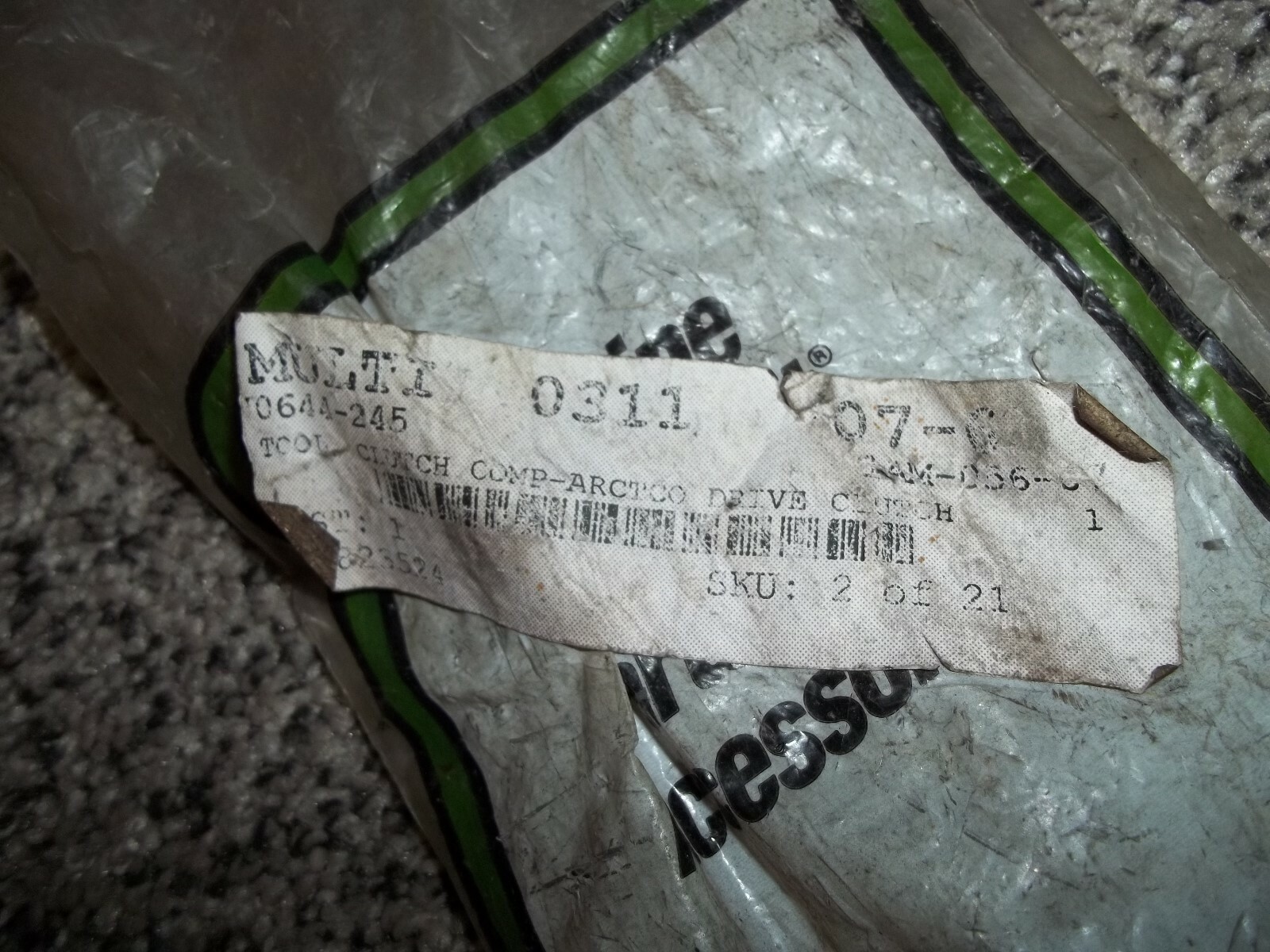 Vintage Arctic Cat NOS Drive Clutch Compressor round shaft or Comet 0644-245