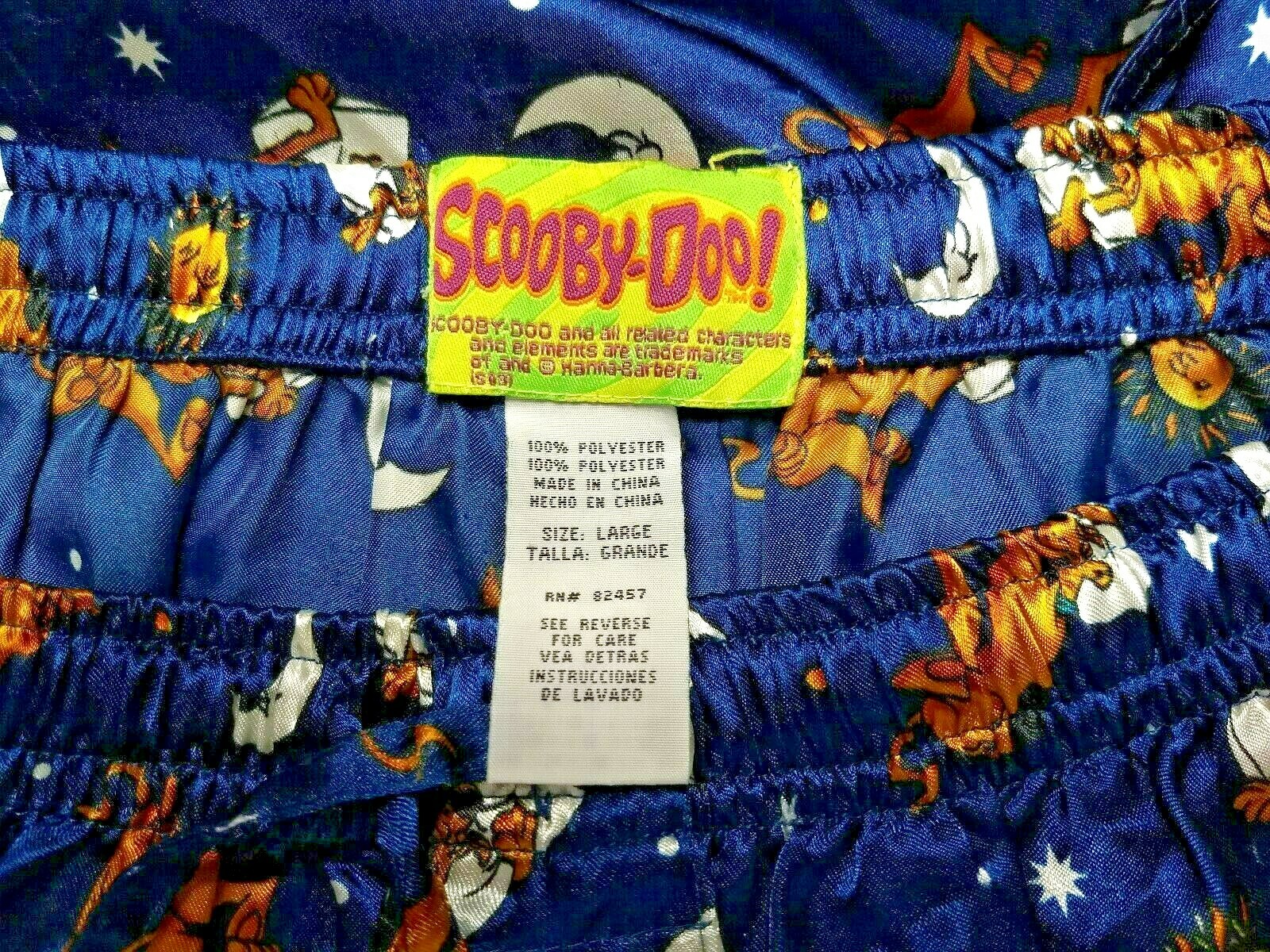 Scooby-Doo Mens silky Lounge pajama pants - Large