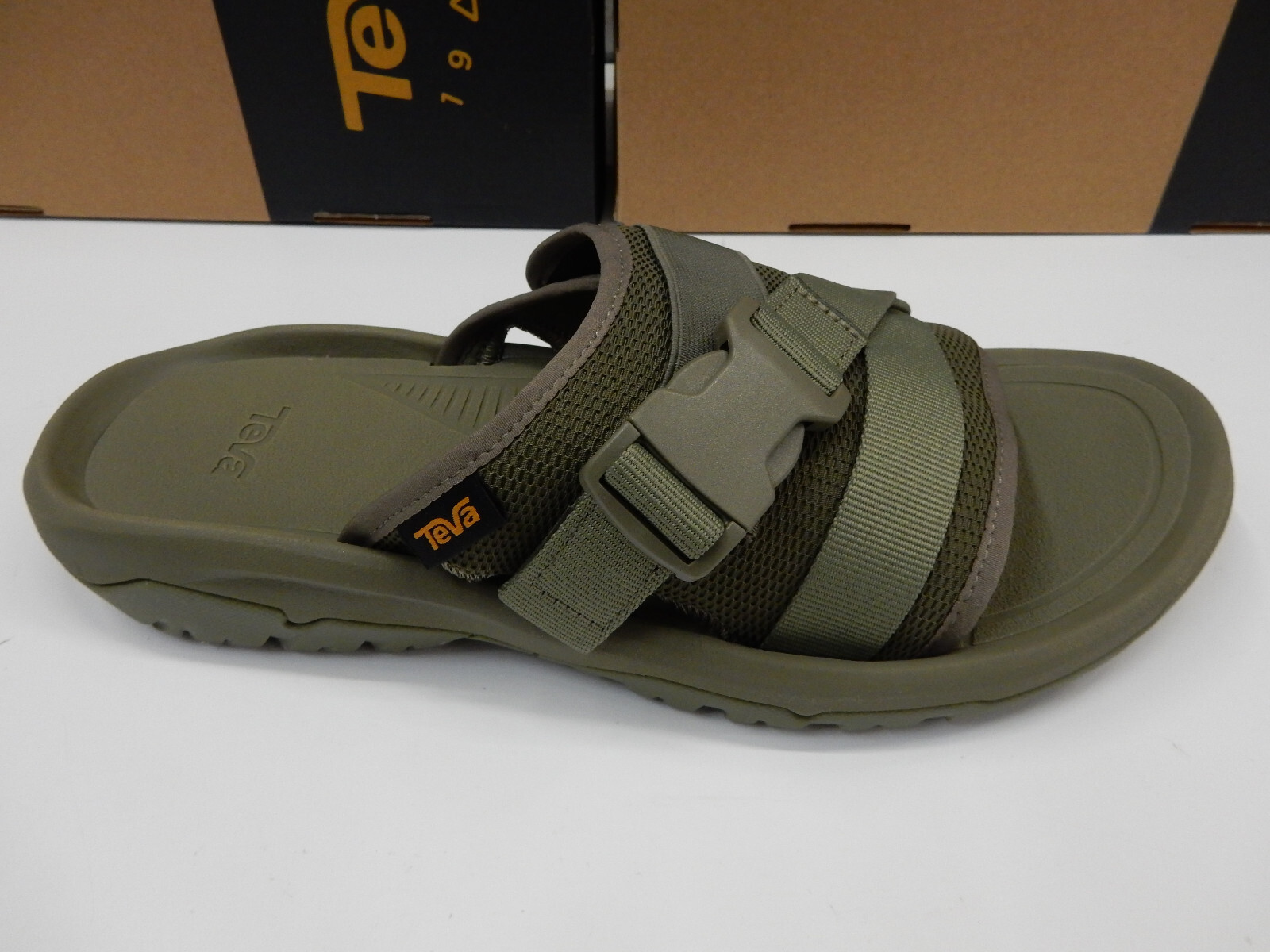 Teva Mens Hurricane Verge Slide Dark Olive 9 | eBay