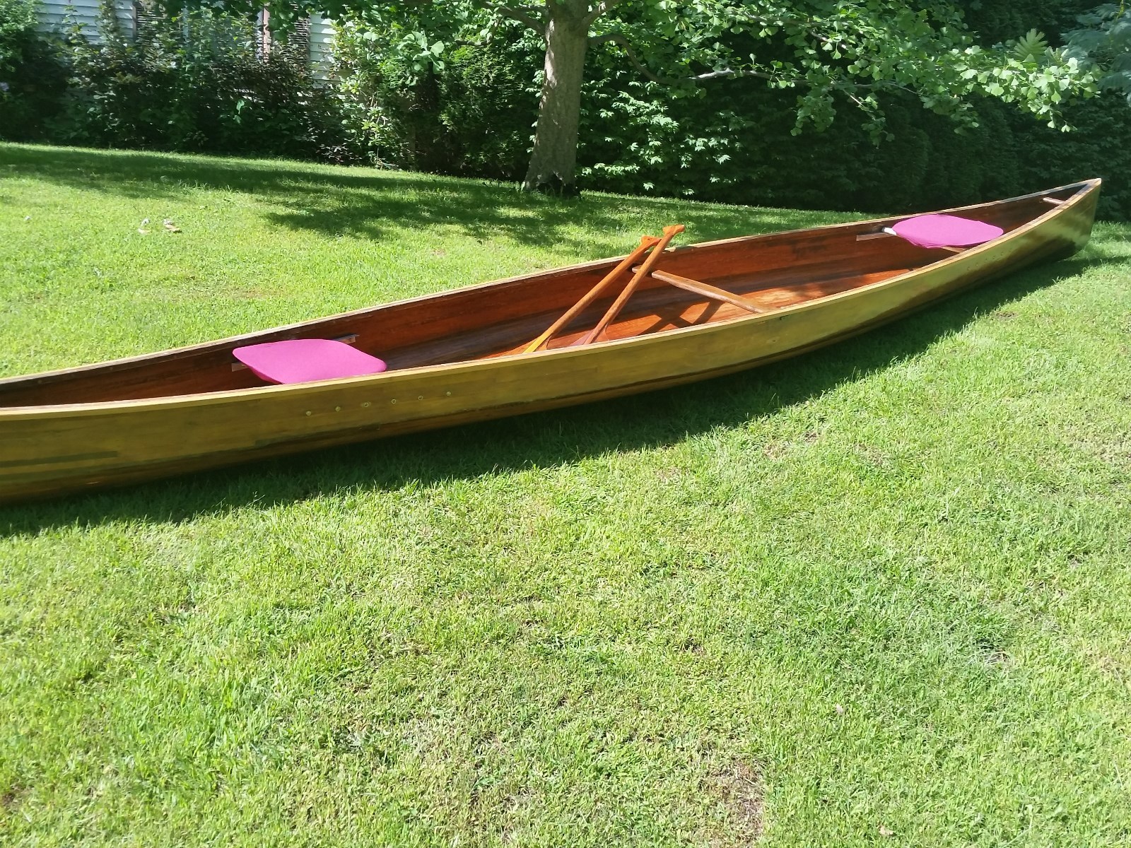 CANOE (Vintage Handmade cedar strip C-2)