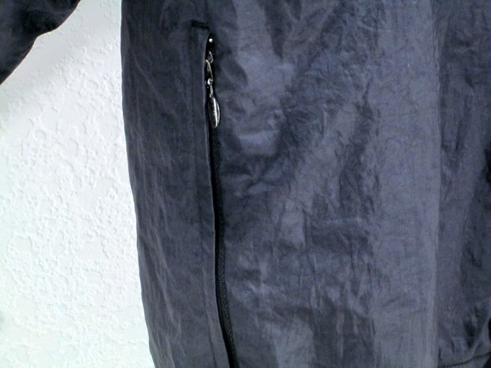 ADIDAS Youth Large (18-20) Black White Teal Blue Full Zip Up Insulated Jacket