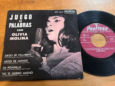 OLIVIA MOLINA Pink Dally Rue GIRL GARAGE MOD PUNK BEAT 1965 MEXICO 7'' EP