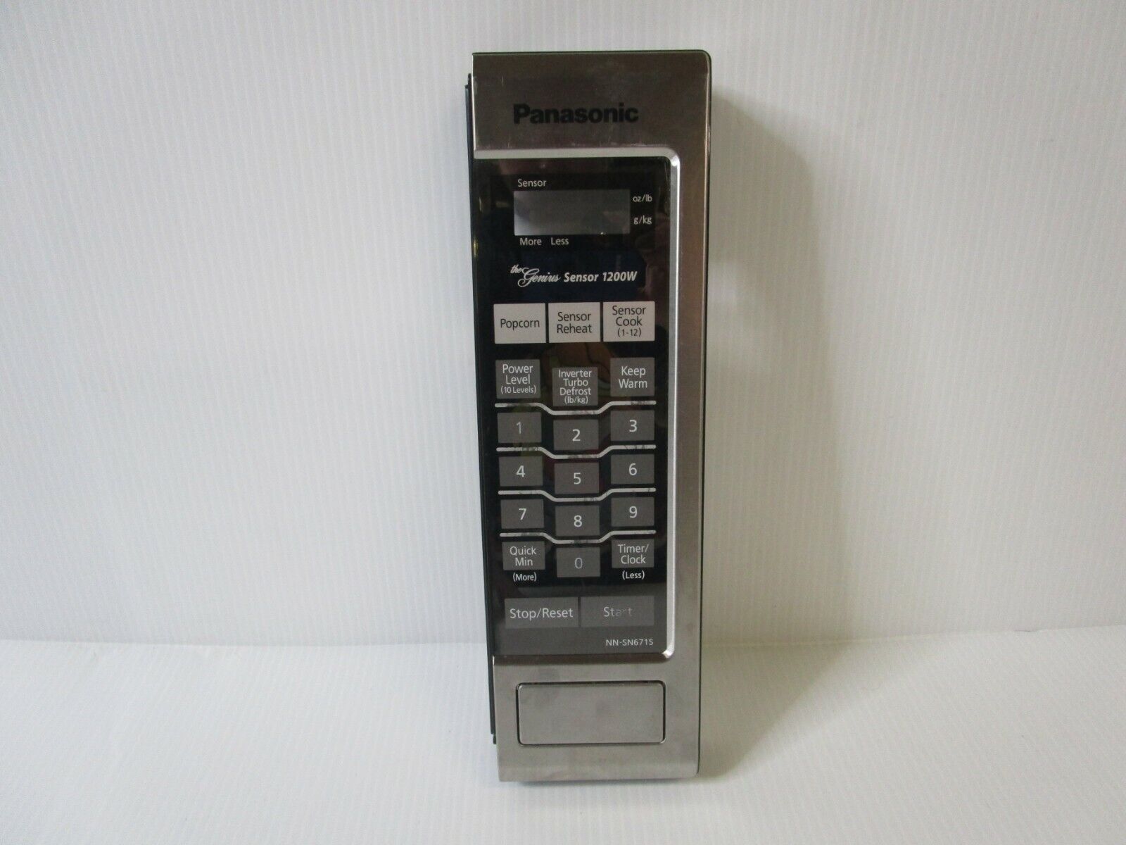 Panasonic Microwave Control Panel, Black & Stainless F800L9Y80SAP F80349Y2 ASMN Panasonic Microwave Control Panel, Black & Stainless F800L9Y80SAP F80349Y2 ASMN