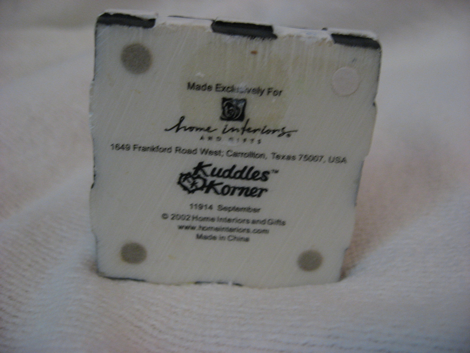 GREAT KUDDLES KORNER FIGURINE SEPTEMBER  11914