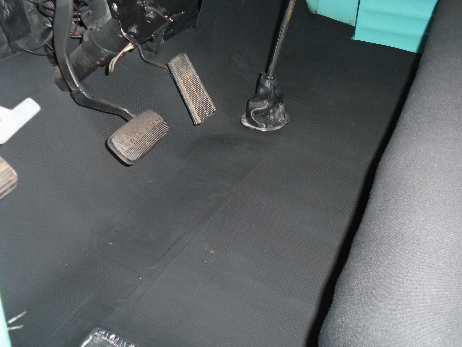 1955 1956 1957 1958 1959 CHEVROLET GMC TRUCK BLACK RUBBER FLOOR MAT 3