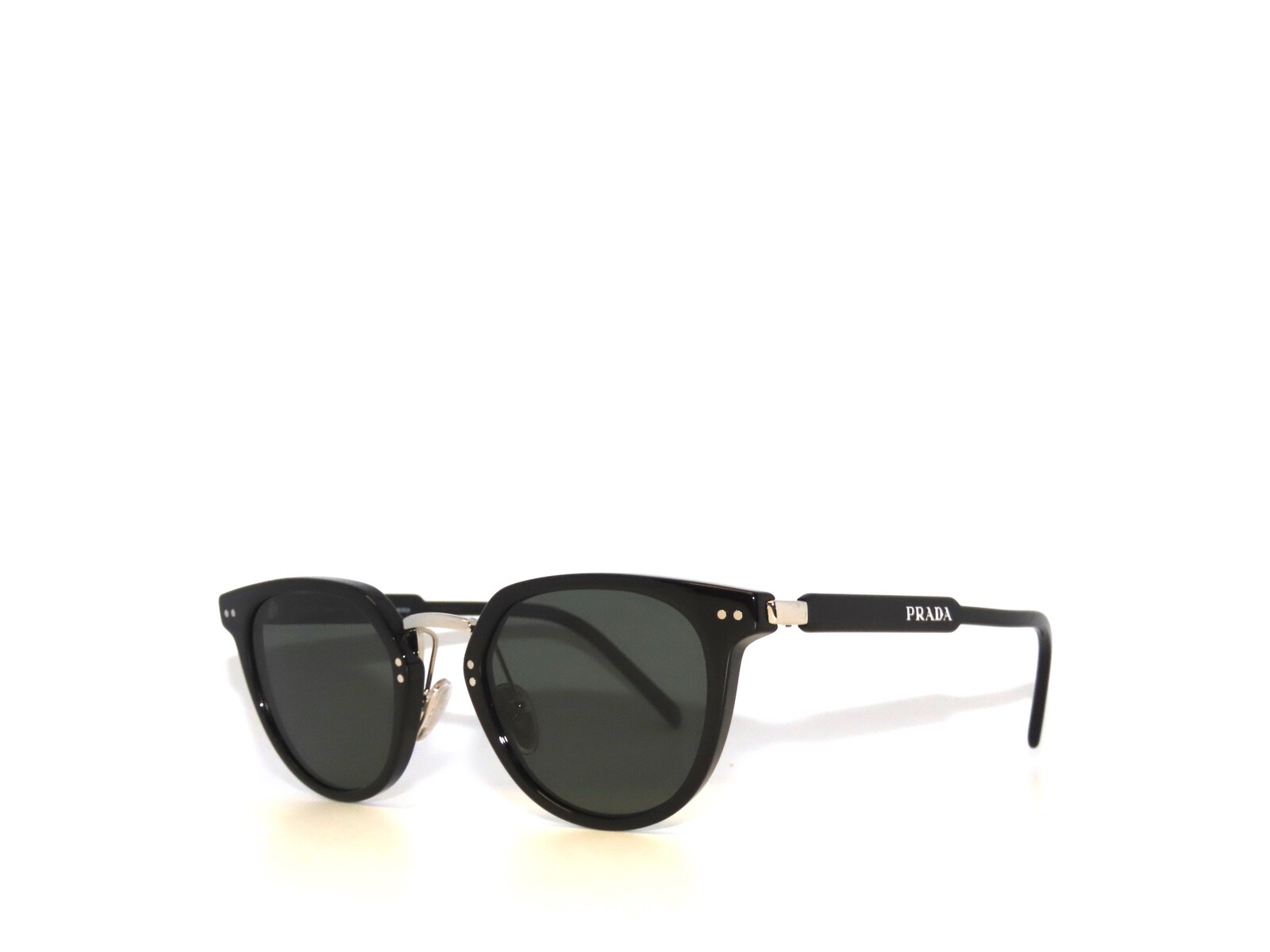 プラダ✳︎PRADA✳︎SPR17Y✳︎PR17YS Prada 17YS 17 49 11B05Q Black Green Polarized Sunglasses