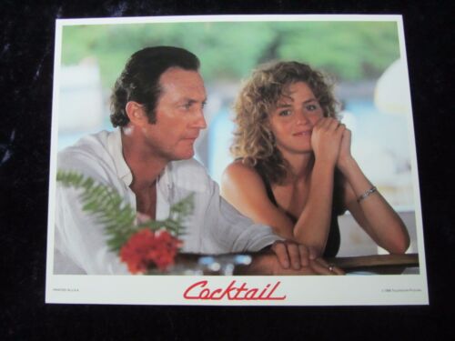 Cocktail lobby card # 4  Bryan Brown, Elisabeth Shue - 8 x 10 inches - (1988)