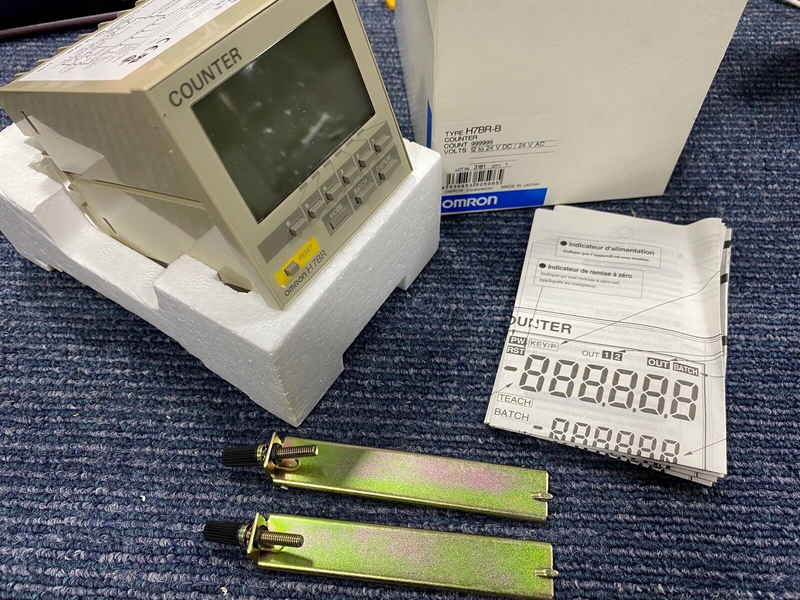 Omron H7BR-B Counter 12 to 24V-DC / 24V AC NEW | eBay Omron H7BR-B Counter 12 to 24V-DC / 24V AC NEW | eBay