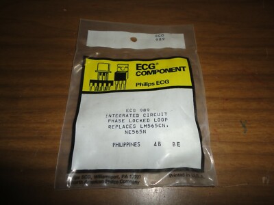 ECG989 PHASE LOCKED LOOP IC EQUIVALENT TO LM565CN & NE565N
