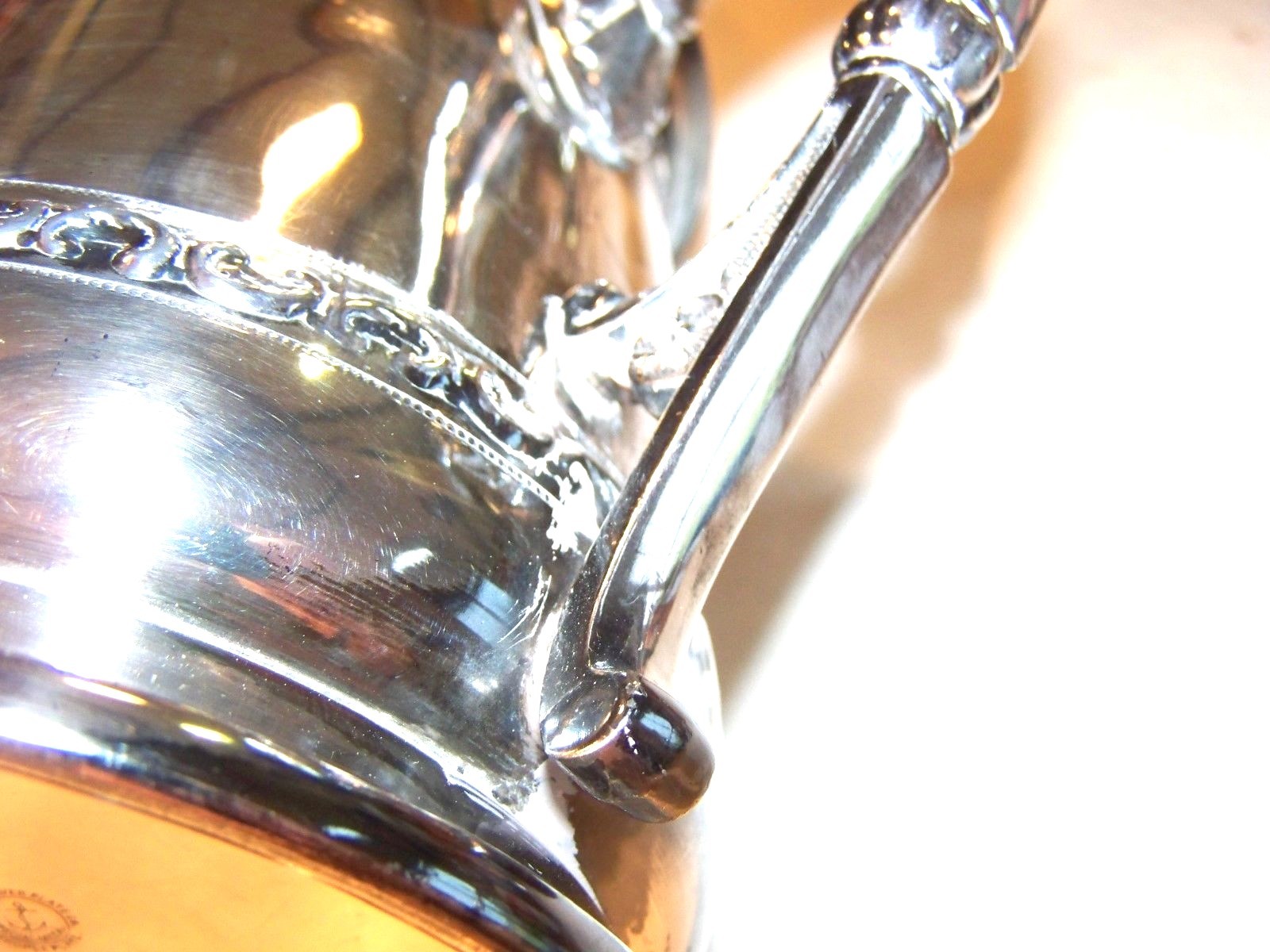STERLING SILVER PLATED TEA/COFFEE POT