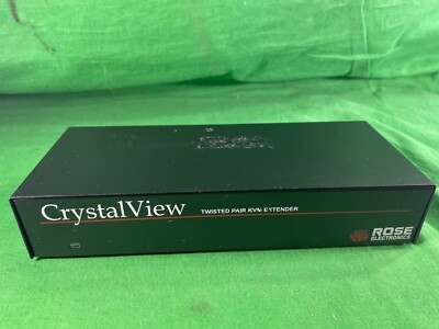 ROSE ELECTRONICS CRYSTAL VIEW CRV-SL TWISTED PAIR KVM EXTENDER. 