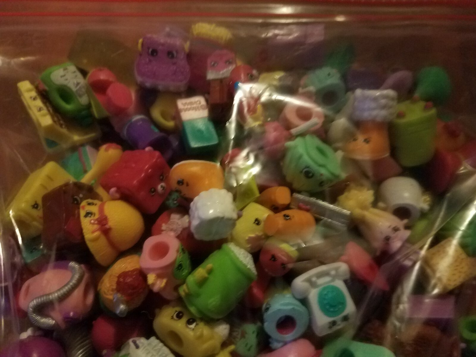 360 shopkins,baskets,rares ultra rares huge lot 3 3/4 lbs fast free shipping