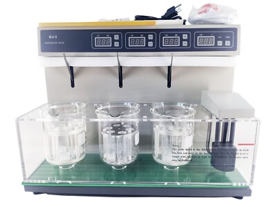 Tablet Disintegration Tester Disintegration Time and Limit Tester with 3 Baskets