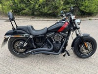 2014 64 HARLEY FAT BOB FXDF 103 1690 14 DYNA - BLACK - CUSTOM CHOPPER CRUISER