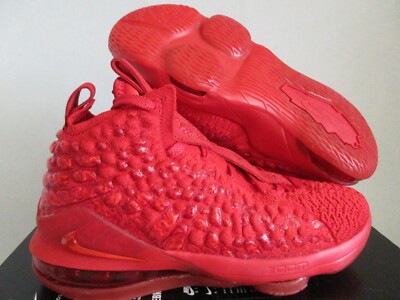 NIKE LEBRON 17 XVII (GS) UNIVERSITY RED SZ 5.5Y-WOMENS SZ 7 [BQ5594-600]