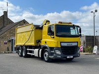 2015 Daf CF 330 6X2 26T HGV SLEEPER CAB TIPPER+CRANE TRUCK Diesel yellow 
