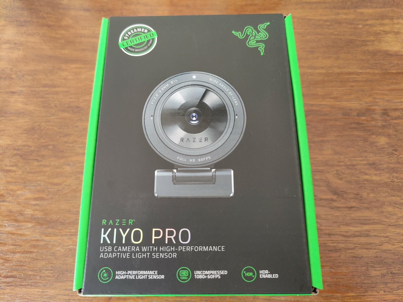 Razer Kiyo Pro Full HD 1080p Webcam - Black