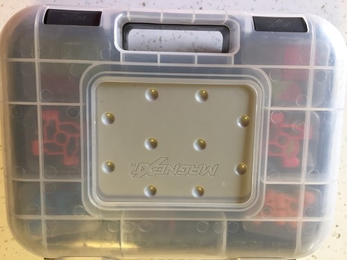 NEW Magnext Building Kit w/ Organizer Case & Building Platform Creative Toy