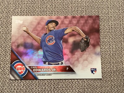 2016 Topps #640 Rainbow Foil Carl Edwards Jr. RC - NM-MT