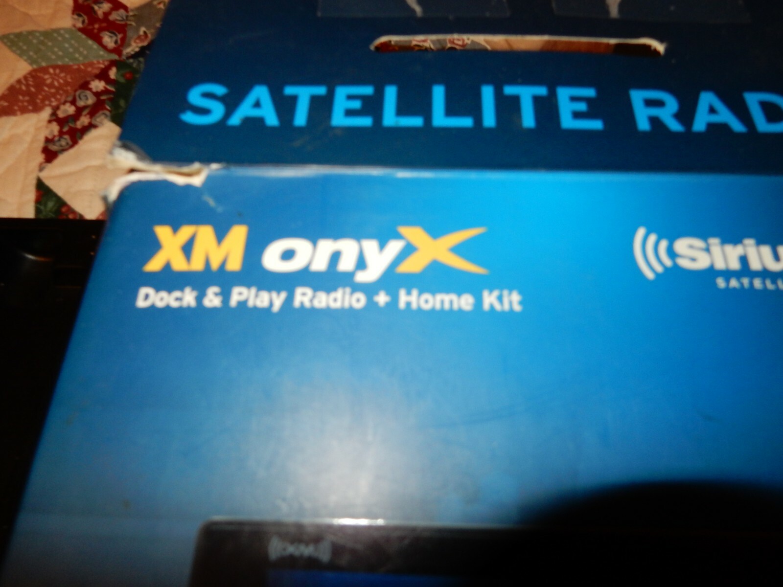 New Sirius XM Onyx Satellite Radio-Dock +Play Home Kit Receiver Model XDNX1V1