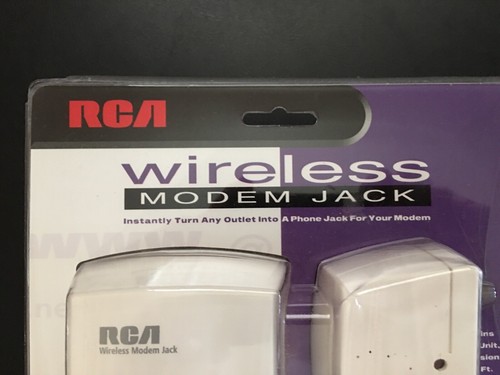 RCA RC930 Wireless Modem Phone Jack System - New AC Outlet TV - No Tools Needed