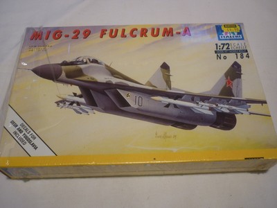 Italeri un made plastic kit of a Mig 29 Fulcrum A