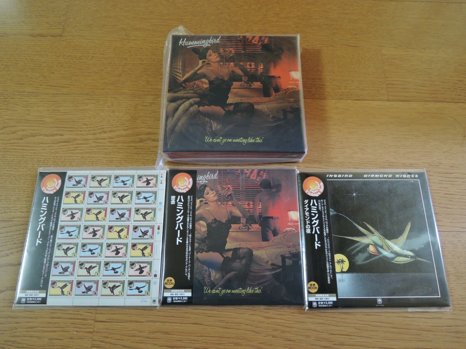 ZEAKS,5BANDS×3SONGS,V系オムニバスCD Hummingbird PROMO BOX + 3 Japan Mini LP CD Set Sealed
