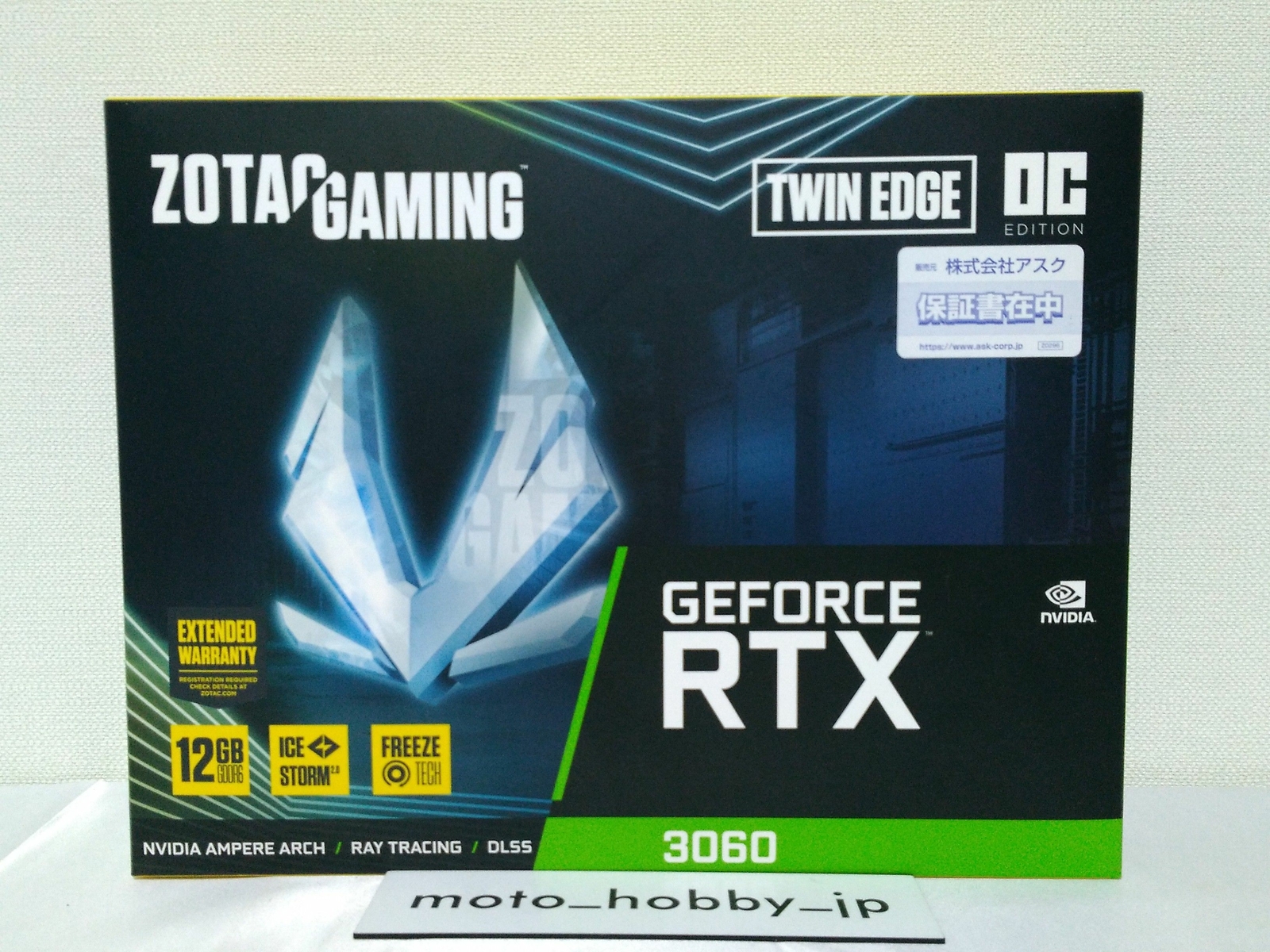 新品　ZOTAC RTX 3060 VD7558 Amazon.co.jp: ZOTAC GeForce RTX 3060 Twin Edge OC Graphics