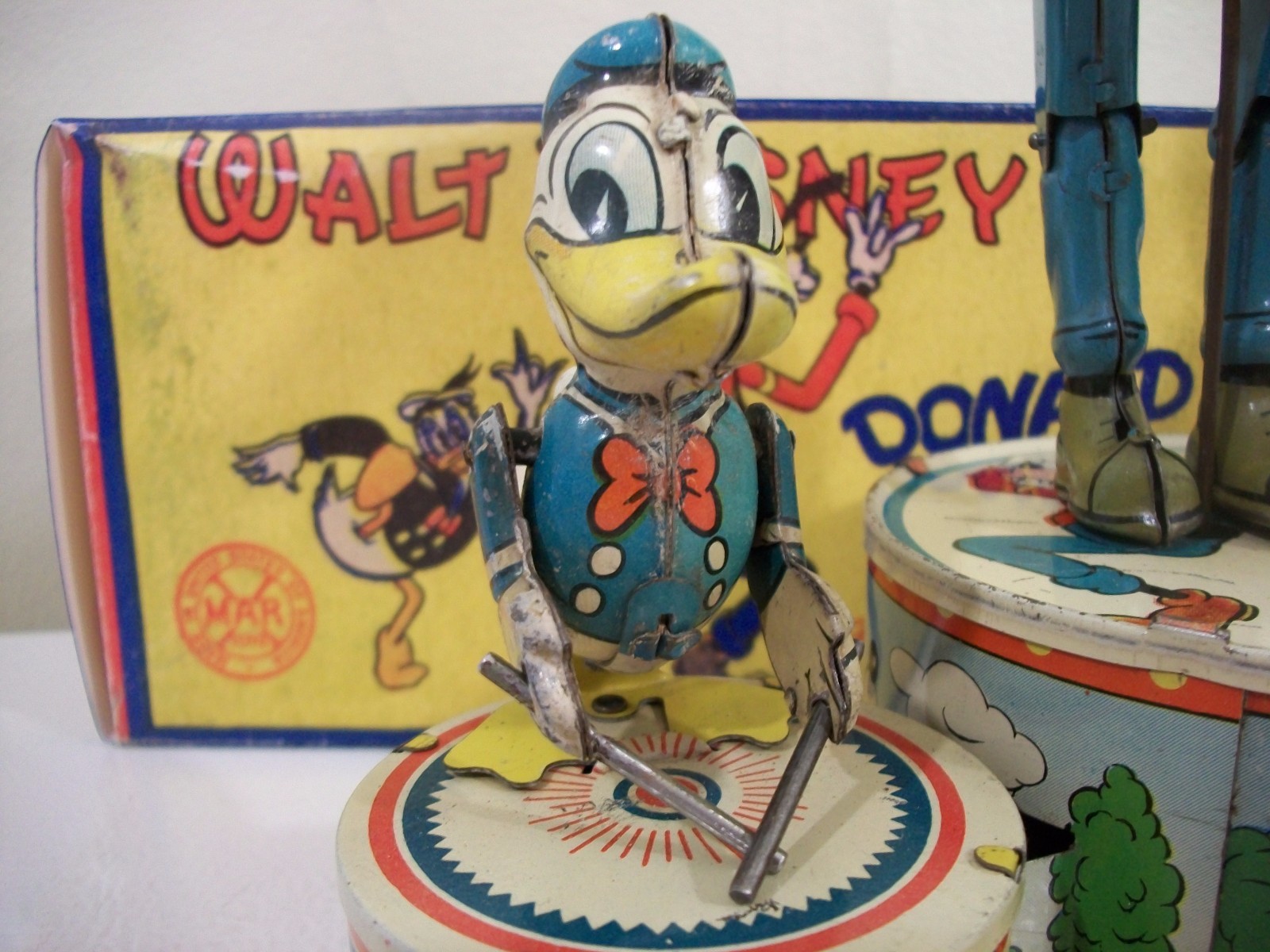 Vintage Marx Walt Disney's Donald Duck Duet Windup