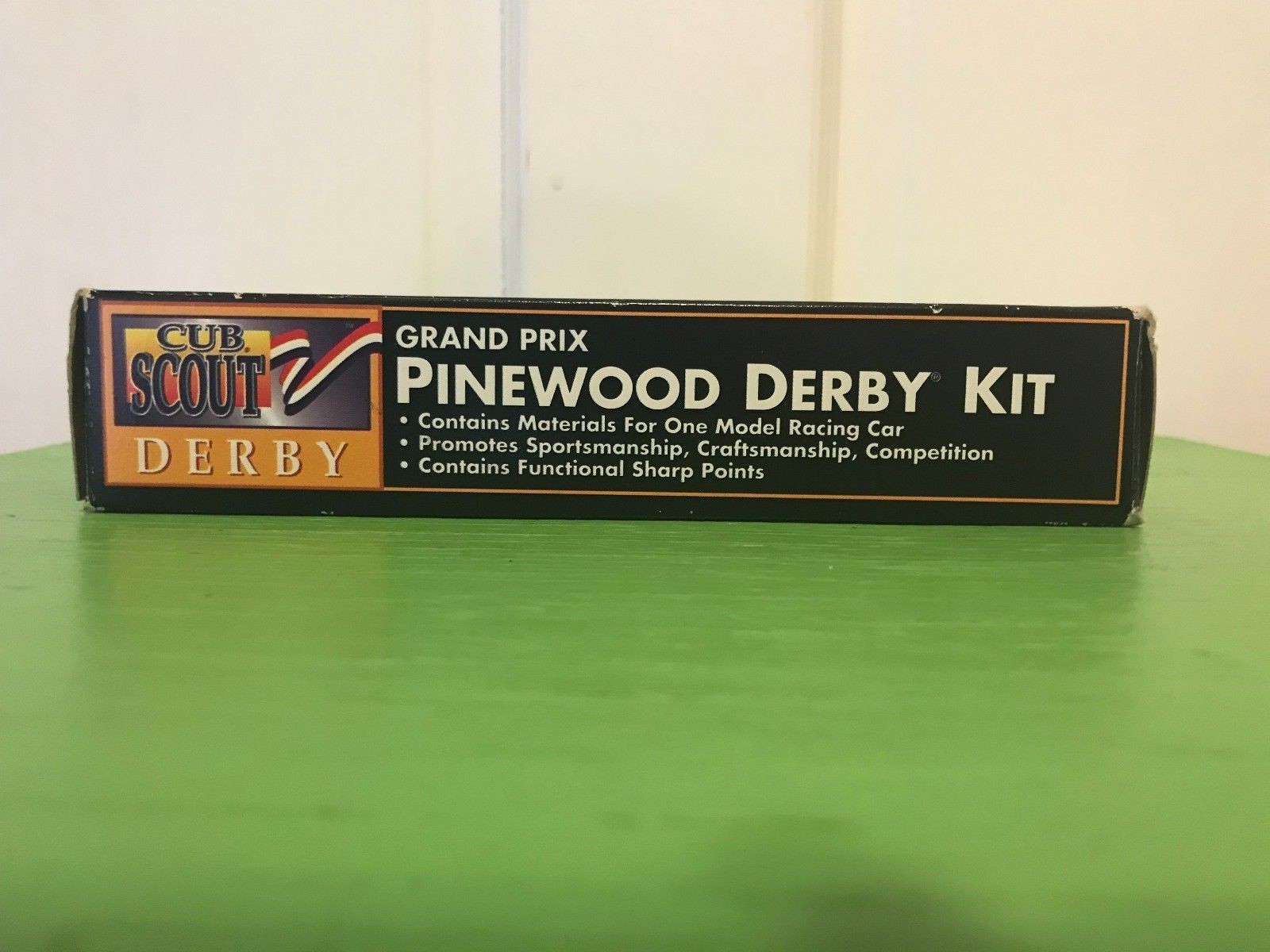 1996 Boy Scouts Cub Scout Pinewood Derby Car Kit Complete unused in box