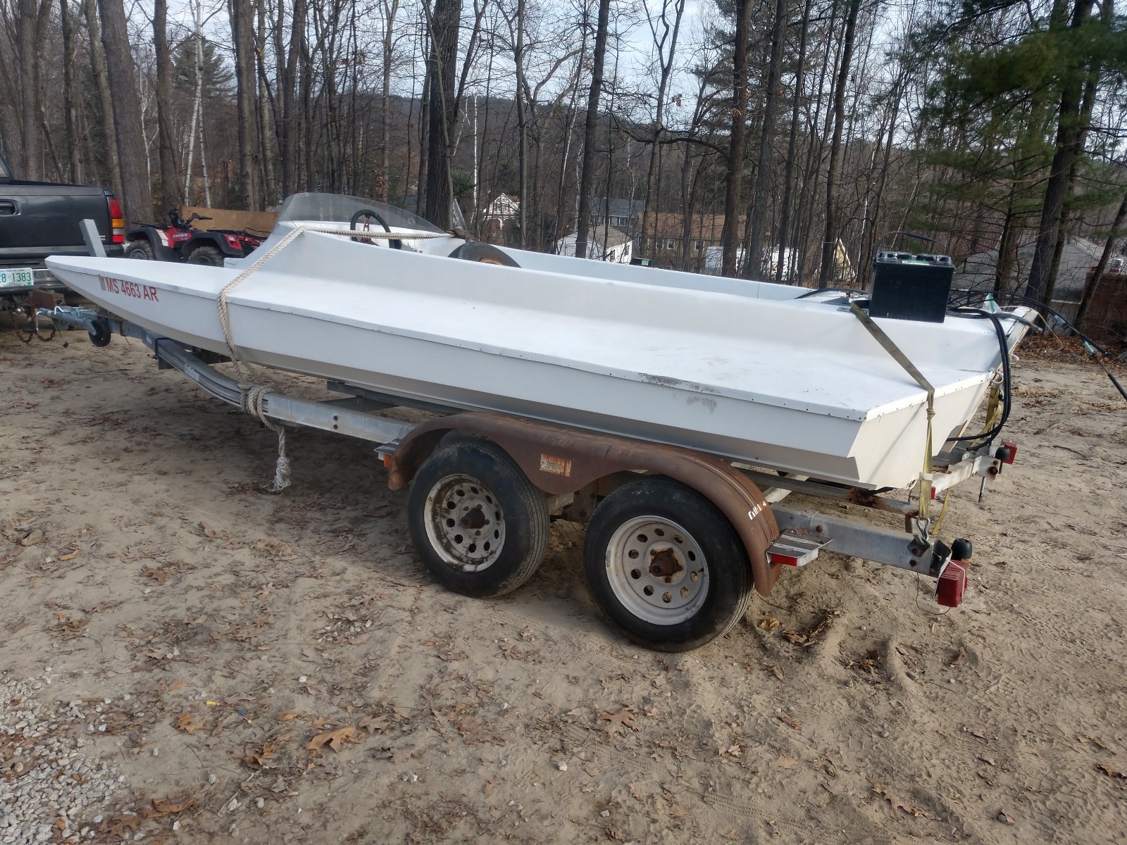 1986 Seebold Tunnel Hull and Trailer