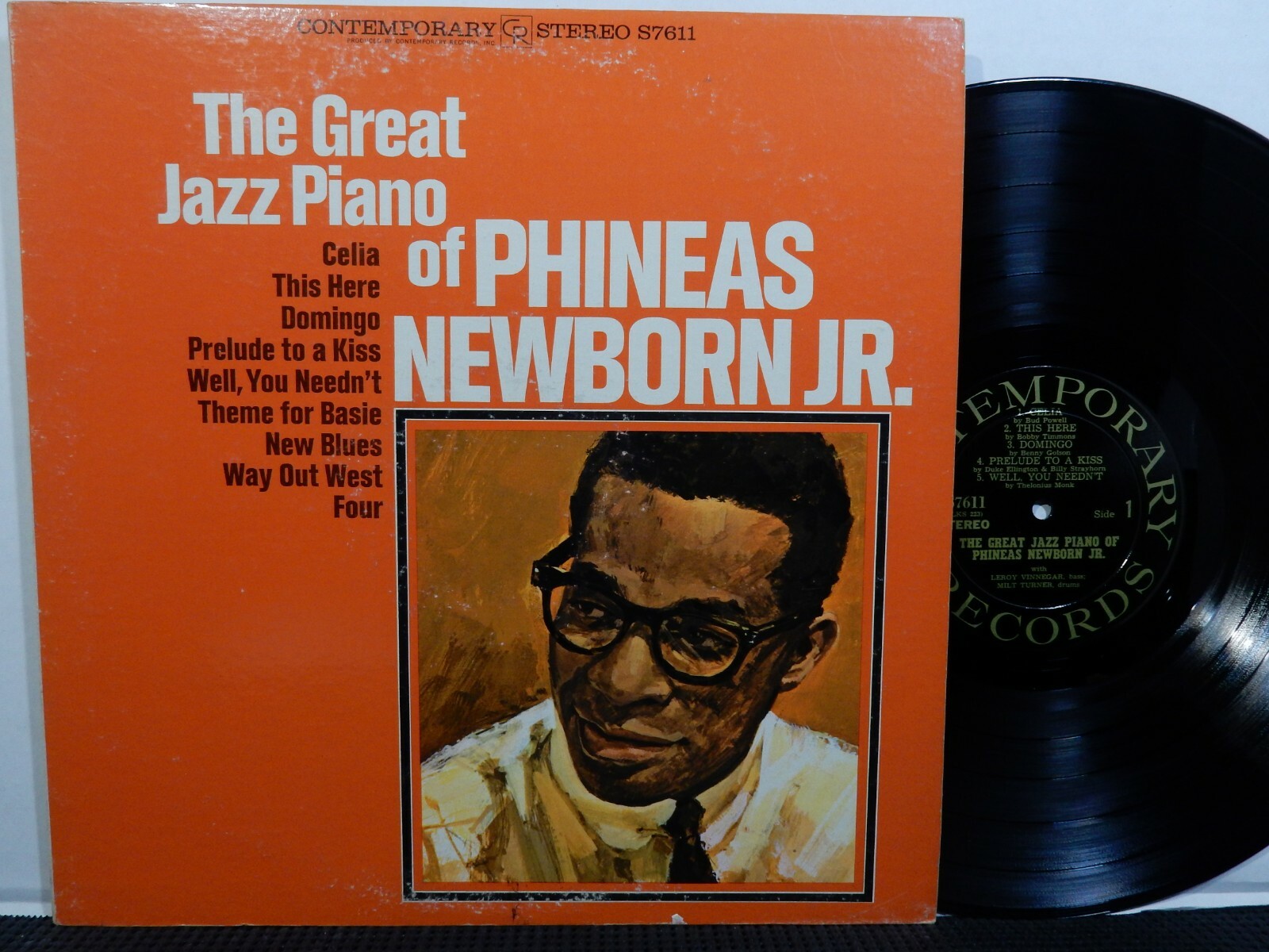 PHINEAS NEWBORN JR Great Jazz Piano Of LP CONTEMPORARY S7611