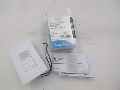 Acuity Sensor Switch WSXA PDT SA WH Passive Dual Technology Vacancy Or Auto-on