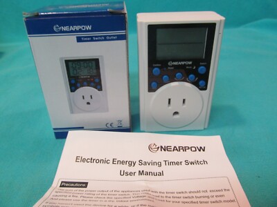 NEW NEARPOW DIGITAL TIMER SWITCH OUTLET