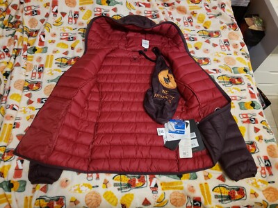 NWT New Save The Duck Women Ultra Light Puffer Giga 9 Hooded Jacket XS X-Small
