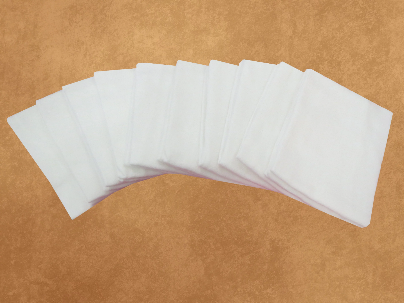 10-Piece Flour Sack Kitchen Dish Towel Set White 100% Cotton Large Clean 28"X29"