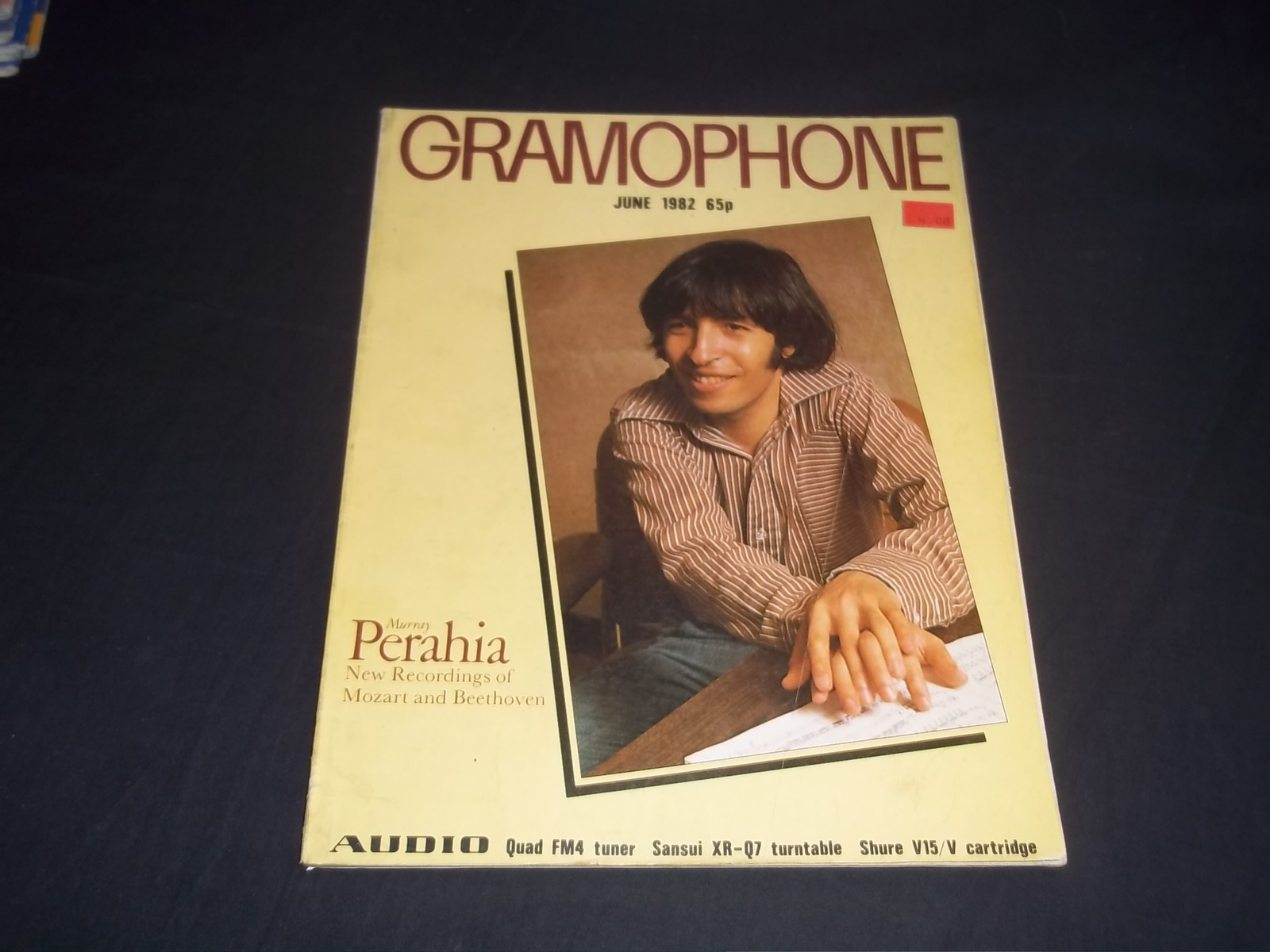 1982 JUNE GRAMOPHONE MAGAZINE - MURRAY PERAHIA FRONT COVER