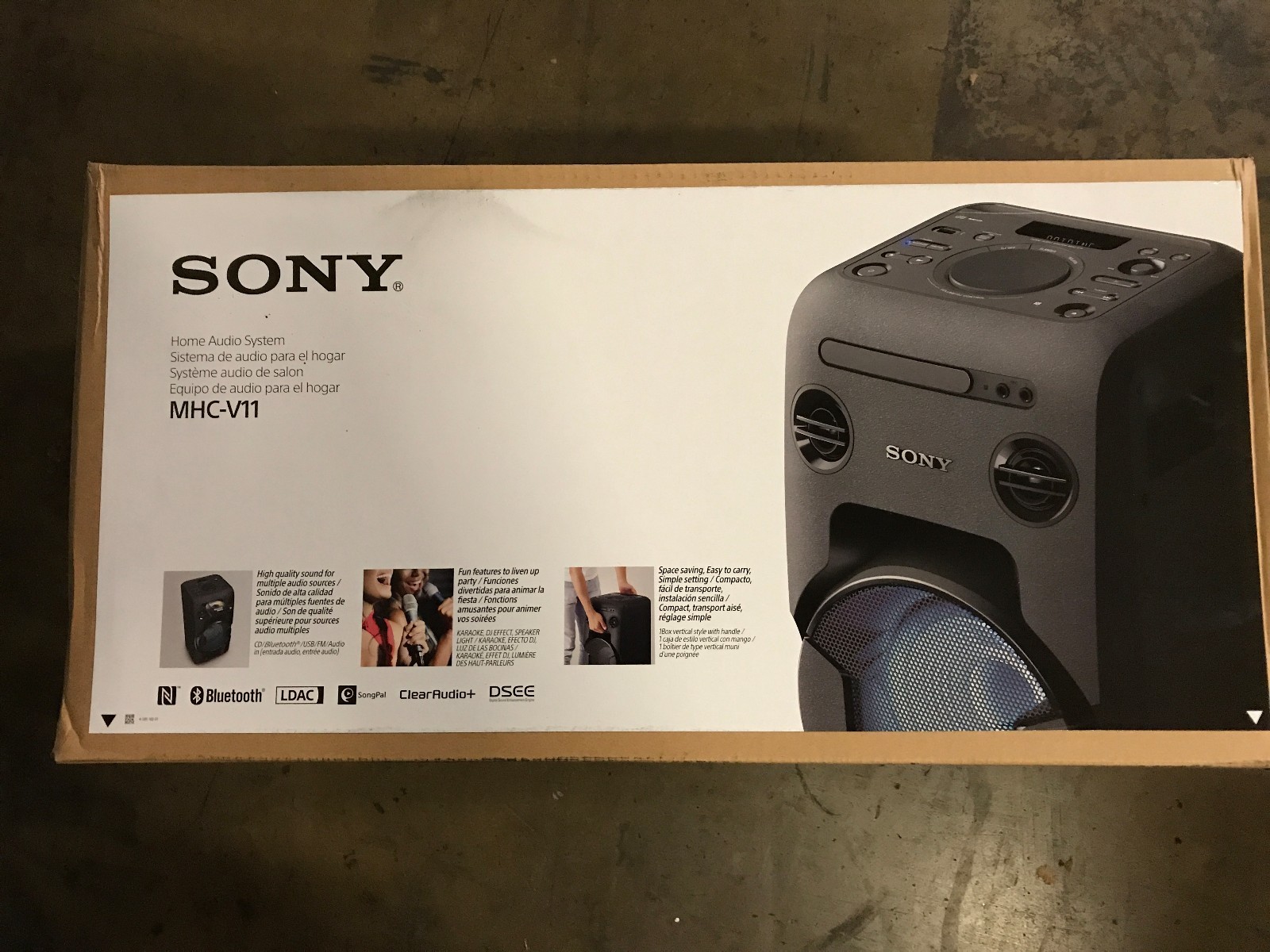 sony bluetooth speaker mhc v11