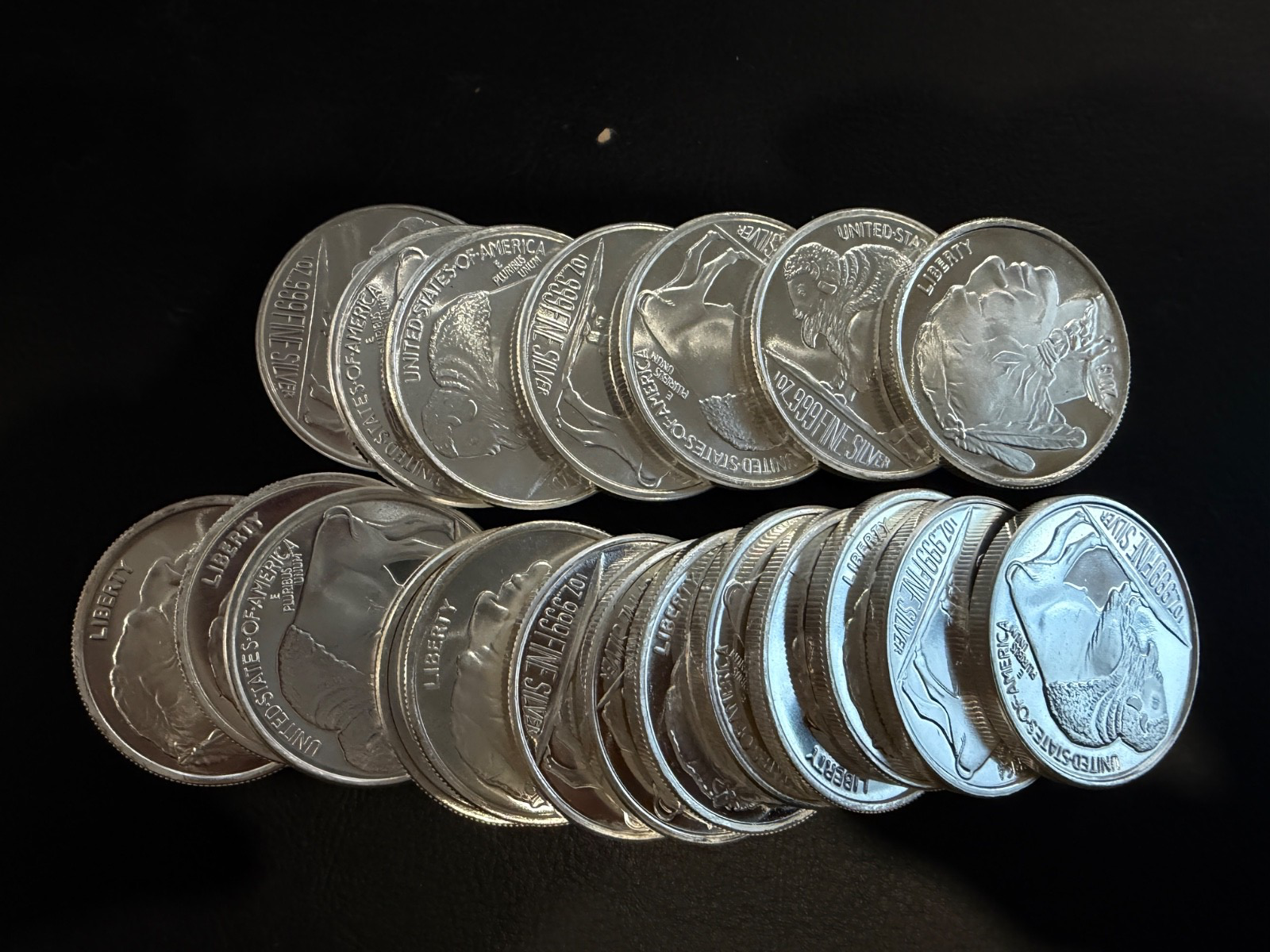 Liberty Indian Head Buffalo 2013 Silver 1 troy oz .999 Fine Silver Tube of 20