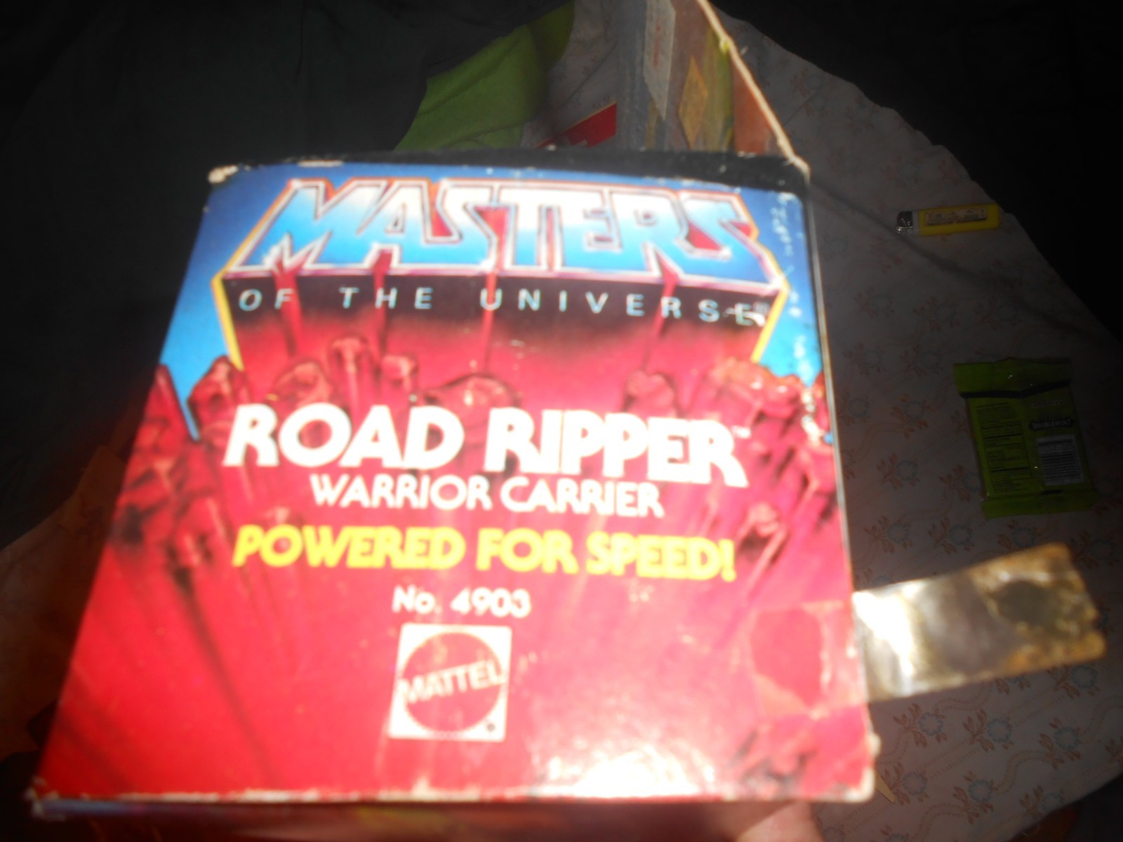 MOTU ROAD RIPPER VINTAGE COMPLETE WITH DAMAGED BOX NEVER PLAYED WITH