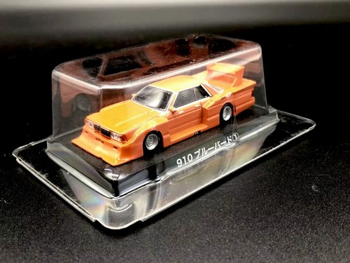 Aoshima 1/64 Grachan Collection Vol.12 910 Bluebird Orange Diecast Car Model #72 Aoshima 1/64 Grachan Collection Vol.12 910 Bluebird Orange Diecast Car Model #72