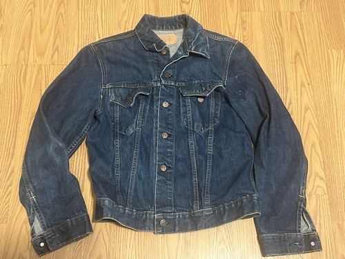 Vintage 60s Levi's Big E Denim Trucker Jacket Size 38 /40 Type 3 USA Made
