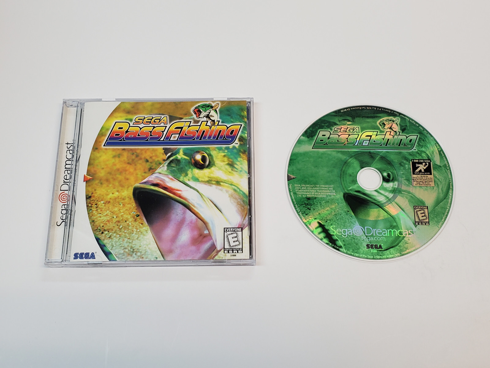 Sega Bass Fishing CIB Complete Game Sega Dreamcast Tested Sega Bass Fishing CIB Complete Game Sega Dreamcast Tested